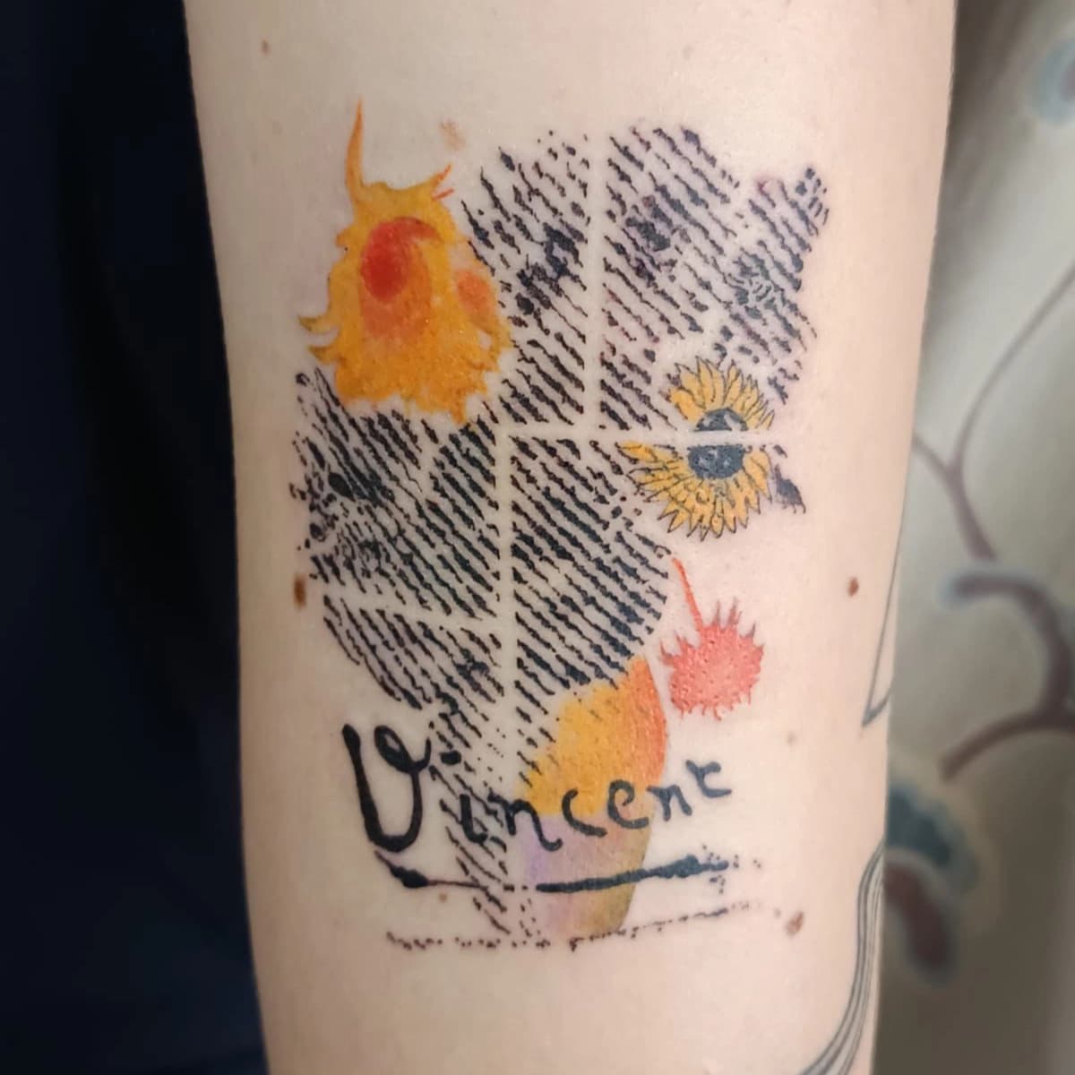 Tatuagem colorida e artística em Guarulhos por Ale Saito.